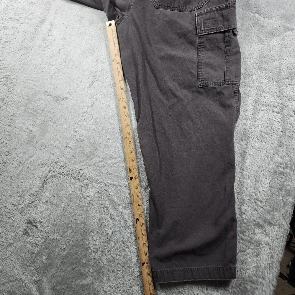 The North Face Pants Mens 34x28 Gray Regular Fit Cargo Canvas Workwear Casual